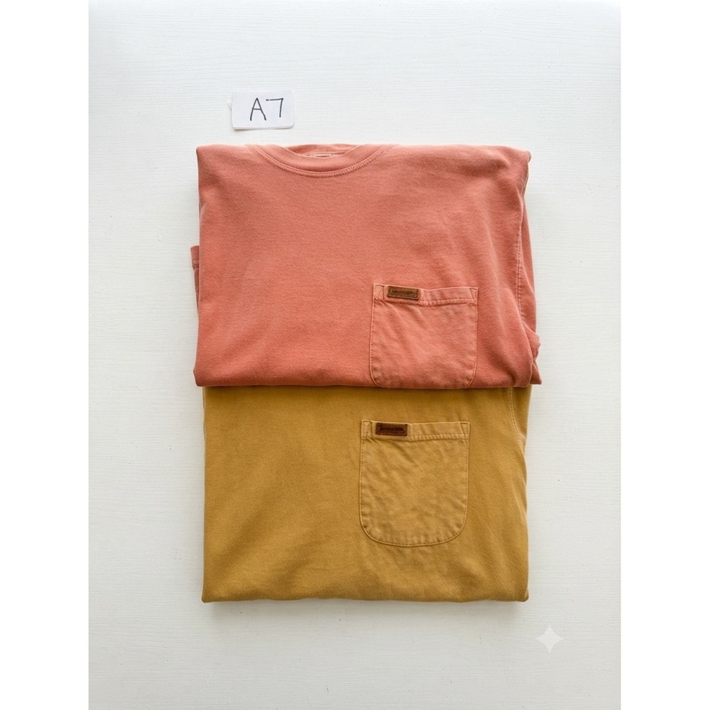 Pendleton Vintage Mens 2pk Pocket T-Shirt Short Sleeve Crew Neck L